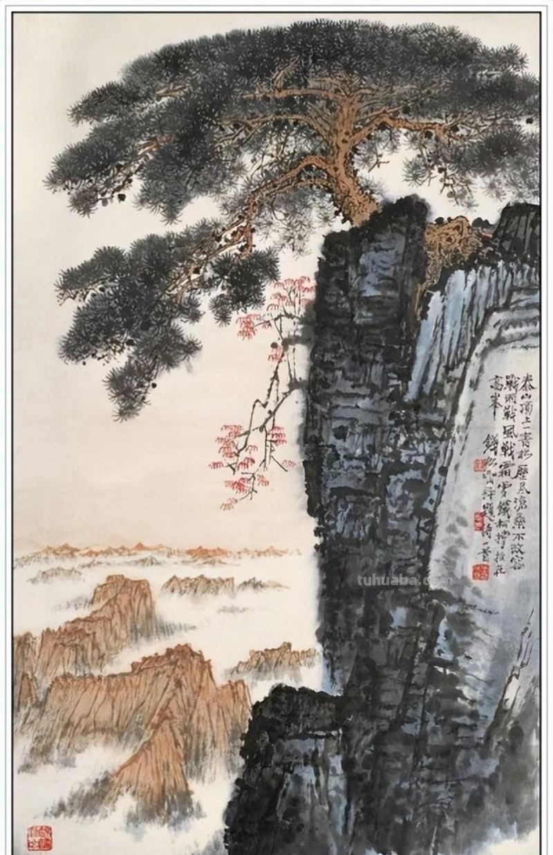 一代宗师当代著名画家钱松喦六十一幅传世经典绘画作品赏析