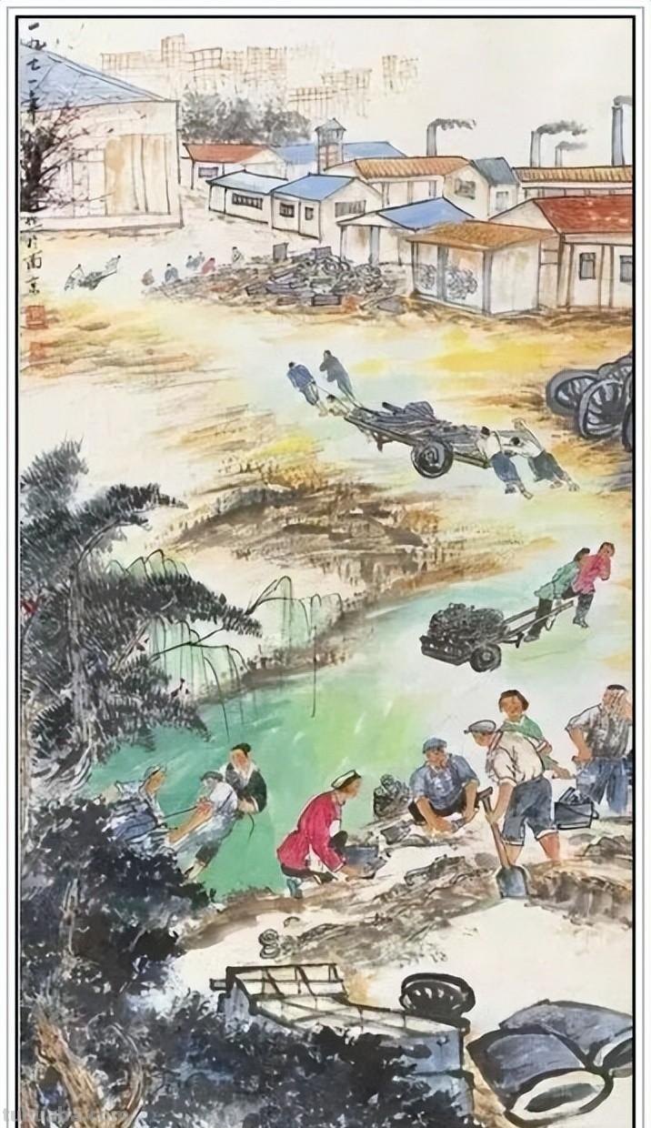 一代宗师当代著名画家钱松喦六十一幅传世经典绘画作品赏析