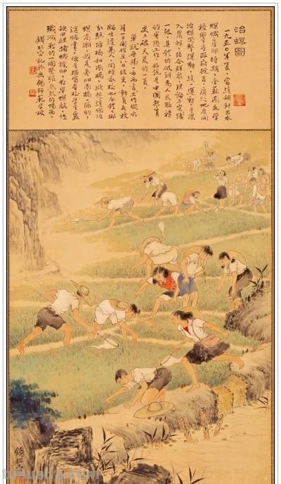 一代宗师当代著名画家钱松喦六十一幅传世经典绘画作品赏析