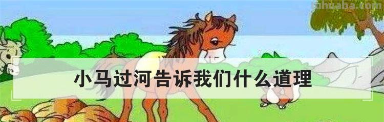 小马过河告诉我们什么道理