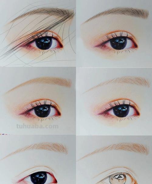 彩铅画怎么画眉毛 初一彩铅绘画教程？