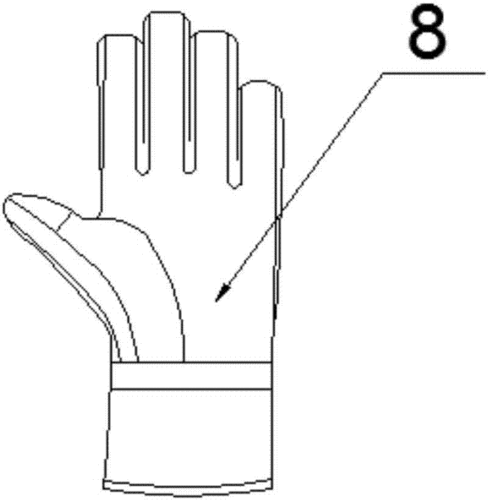 手套怎么画简笔画 怎样裁剪手套——分指手套裁剪图绘制？