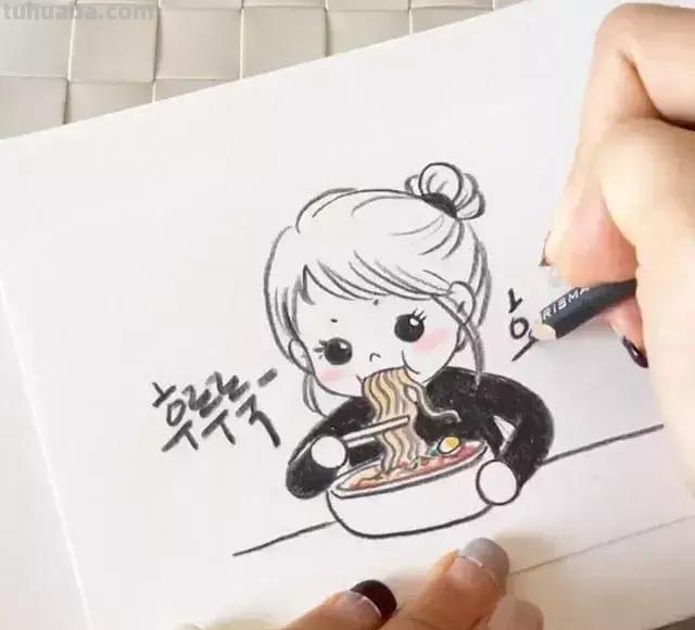 100张人物彩铅简笔画，小伙伴们赶紧收藏吧~