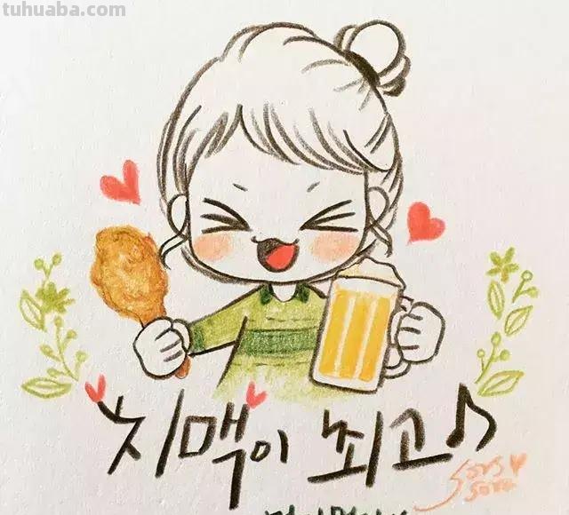 100张人物彩铅简笔画，小伙伴们赶紧收藏吧~