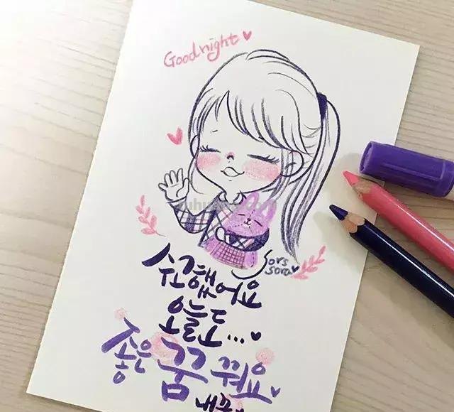 100张人物彩铅简笔画，小伙伴们赶紧收藏吧~