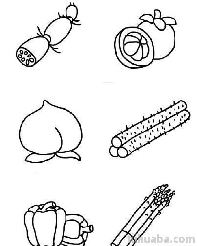 简笔画水果画法一组