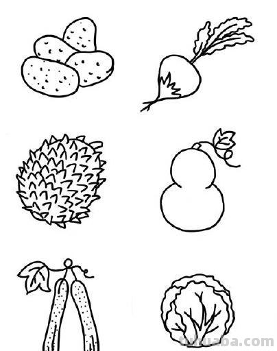 简笔画水果画法一组