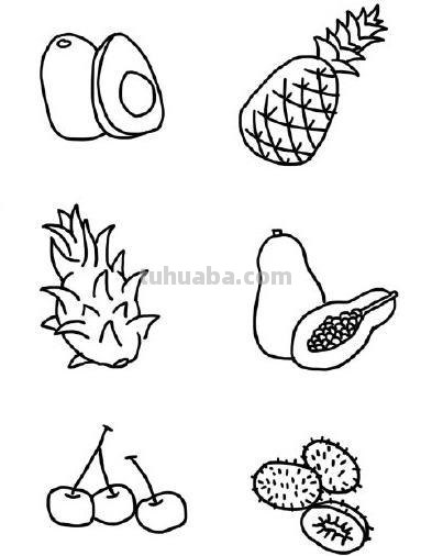 简笔画水果画法一组