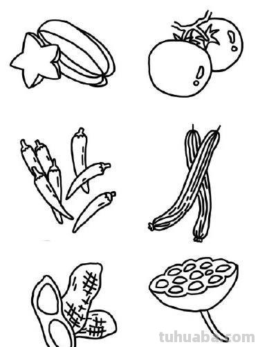 简笔画水果画法一组