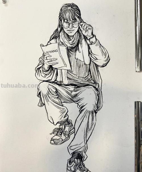 人像的速写 人物速写步骤?