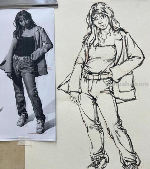 人像的速写 人物速写步骤?