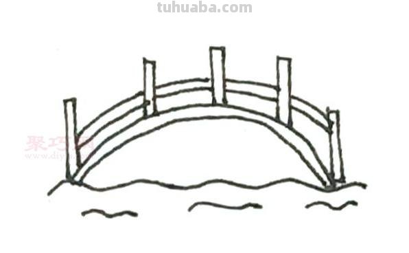 小桥怎么画简笔画 画小桥简单又漂亮?