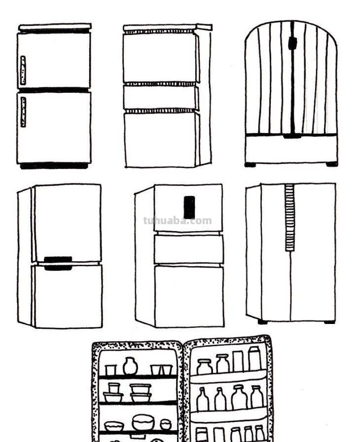 各种小家电的50种简笔画法，超级实用的素材！（建议收藏）
