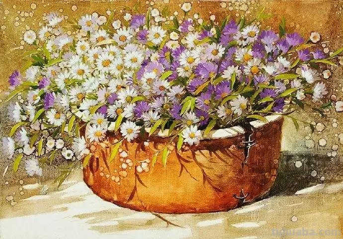 沉寂20年，韩国水彩大师用鲜花诠释爱意，画的太美了，我看了多遍