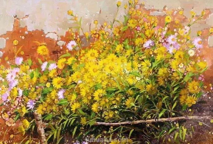 沉寂20年，韩国水彩大师用鲜花诠释爱意，画的太美了，我看了多遍