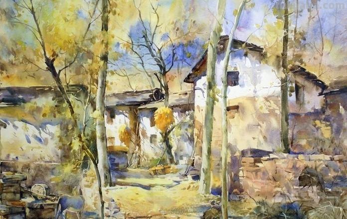 中国顶尖水彩画｜清华教授刘凤兰风景水彩画欣赏