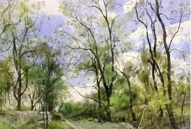 中国顶尖水彩画｜清华教授刘凤兰风景水彩画欣赏