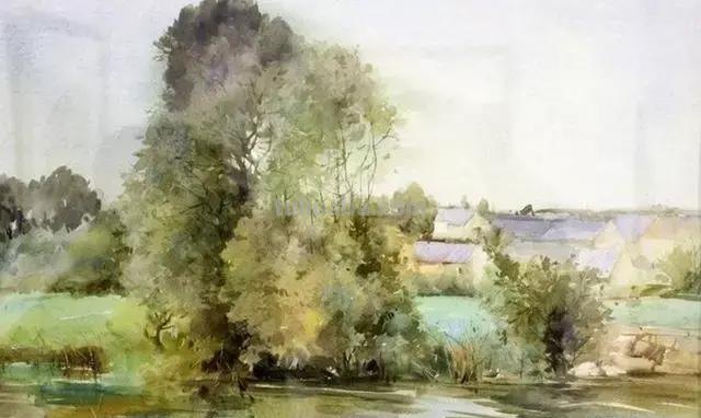 中国顶尖水彩画｜清华教授刘凤兰风景水彩画欣赏