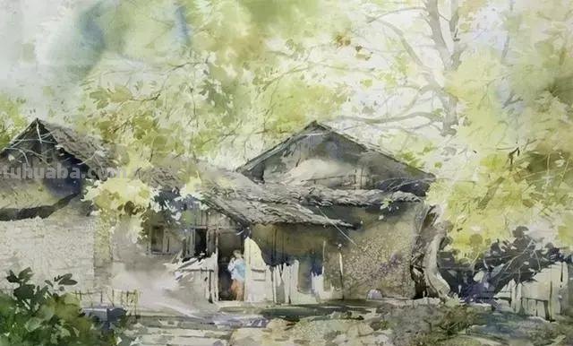 中国顶尖水彩画｜清华教授刘凤兰风景水彩画欣赏