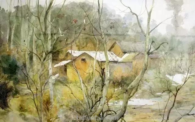 中国顶尖水彩画｜清华教授刘凤兰风景水彩画欣赏