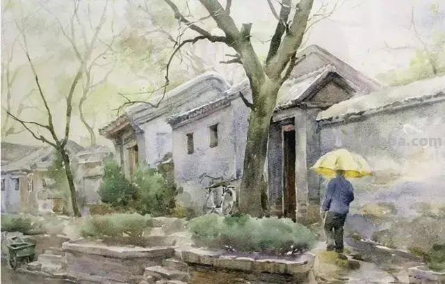 中国顶尖水彩画｜清华教授刘凤兰风景水彩画欣赏
