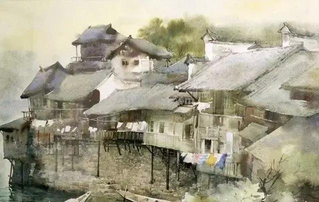 中国顶尖水彩画｜清华教授刘凤兰风景水彩画欣赏
