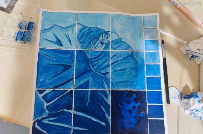 如何用色彩构成和明度对比完成绘画作业 