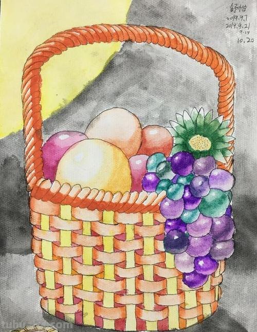 色彩篮子及色彩篮子怎么画