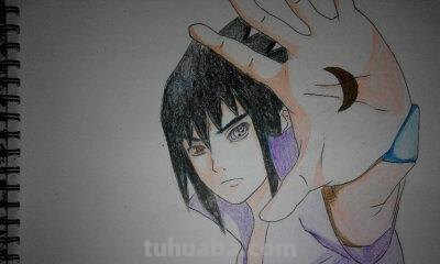 用彩铅怎么画头发 教你绘画左助的头发？