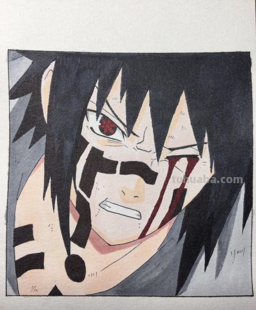 用彩铅怎么画头发 教你绘画左助的头发？