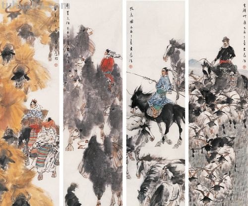 现代中国绘画大师刘大为五十八幅经典绘画作品赏析
