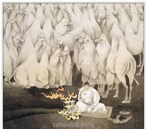 现代中国绘画大师刘大为五十八幅经典绘画作品赏析