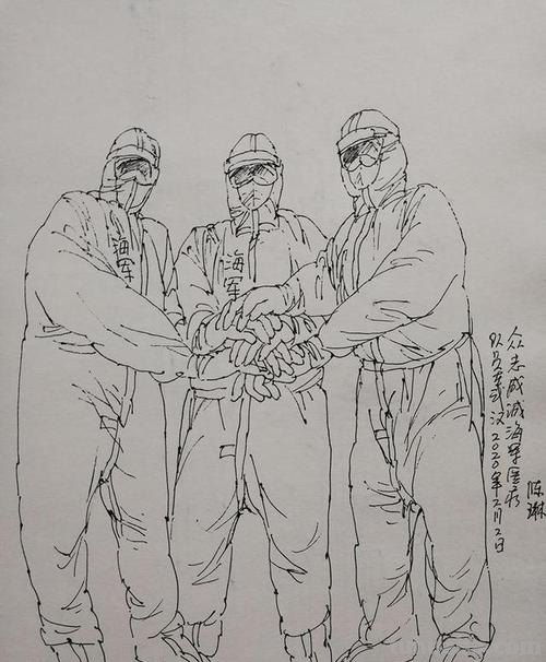 5张战&quot;疫&quot;速写画，每一张都是真实故事