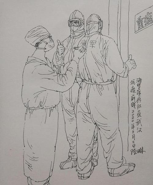 5张战&quot;疫&quot;速写画，每一张都是真实故事