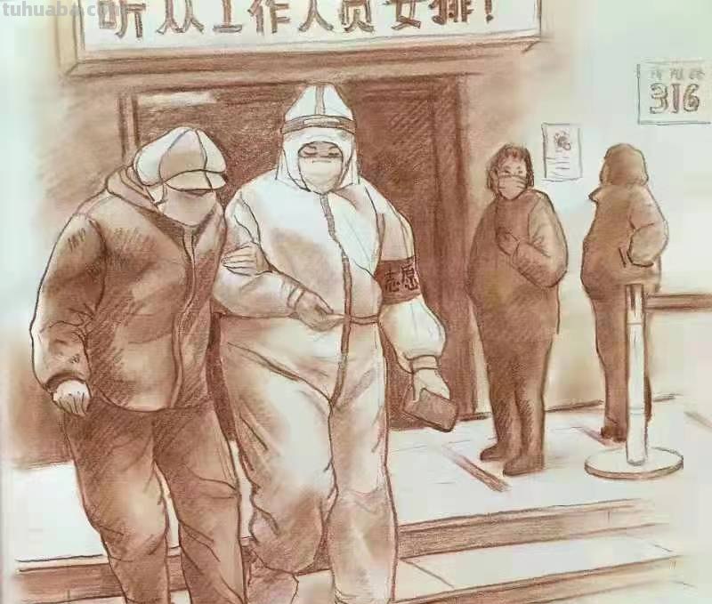 5张战&quot;疫&quot;速写画，每一张都是真实故事