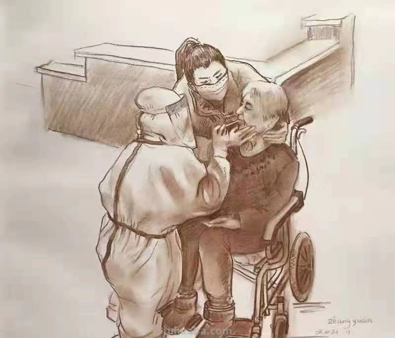 5张战&quot;疫&quot;速写画，每一张都是真实故事