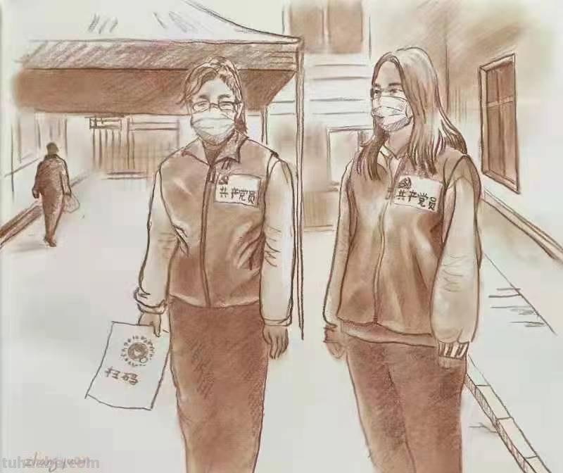 5张战&quot;疫&quot;速写画，每一张都是真实故事