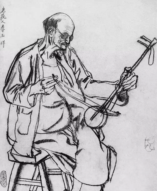 学院派：谈谈怎样画人物速写（附黄胄速写作品）