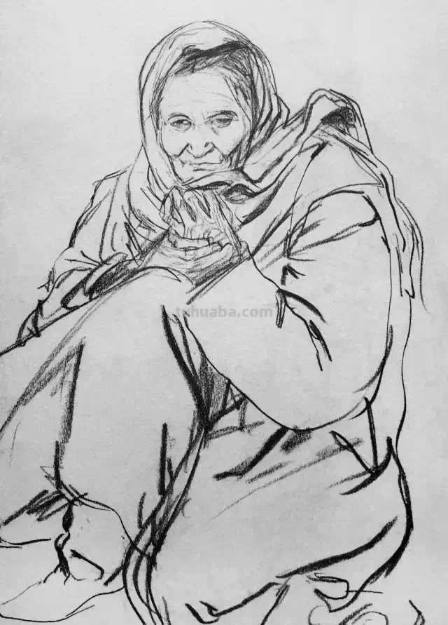 学院派：谈谈怎样画人物速写（附黄胄速写作品）