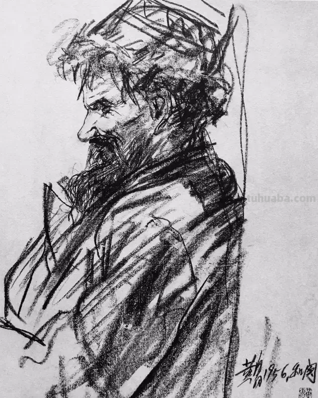学院派：谈谈怎样画人物速写（附黄胄速写作品）