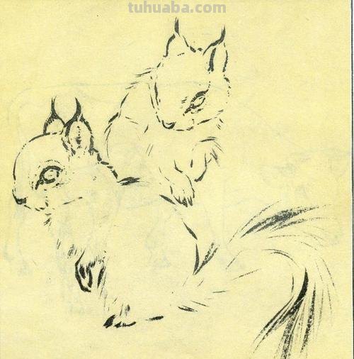 大师刘继卣的珍贵速写作品