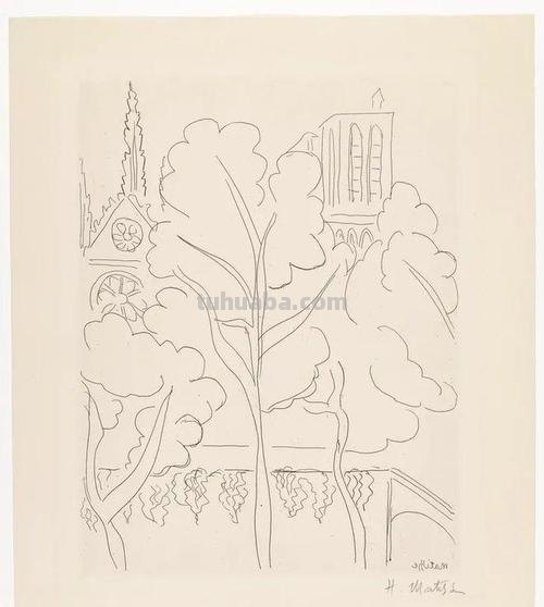 野兽派创始人：亨利·马蒂斯登峰造极的速写作品合集