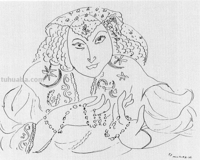 野兽派创始人：亨利·马蒂斯登峰造极的速写作品合集