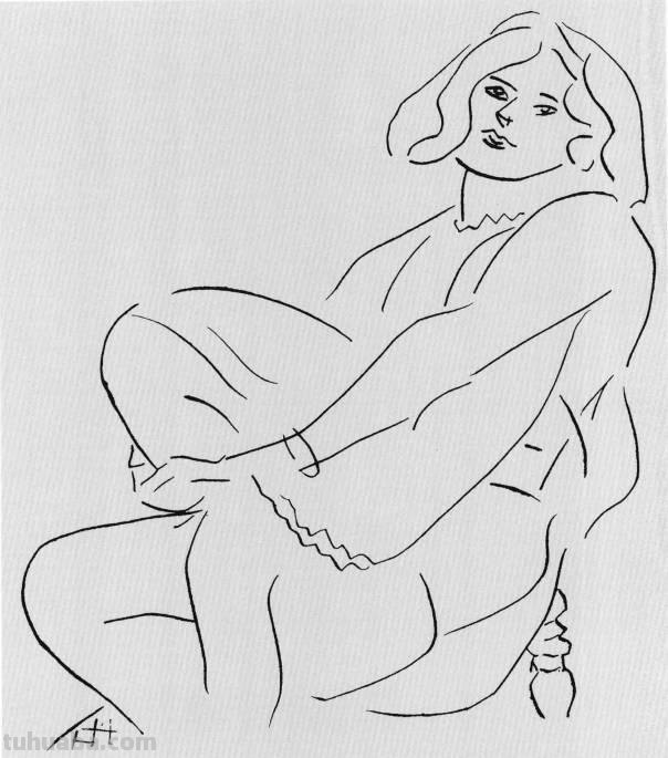 野兽派创始人：亨利·马蒂斯登峰造极的速写作品合集