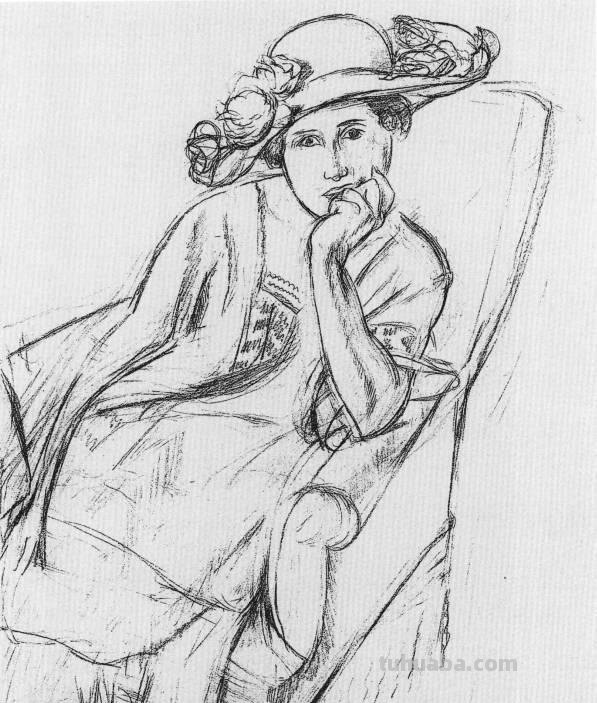 野兽派创始人：亨利·马蒂斯登峰造极的速写作品合集