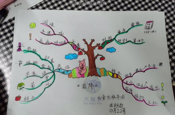 霜降思维导图怎么写 什么是霜降？