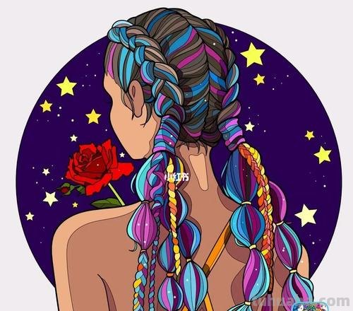 如何用色彩头发让你的插画更加生动绚丽