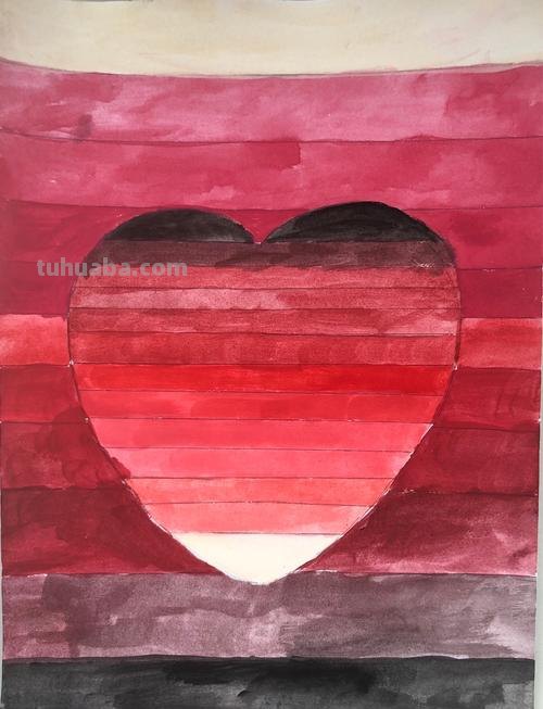 色彩的明度画及色彩的明度画画作品 