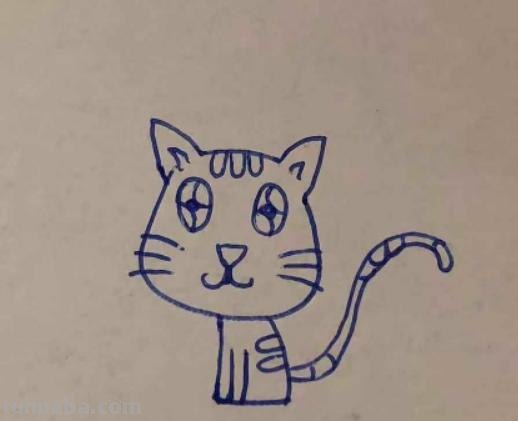 怎么画猫咪简笔画 简笔画—可爱的小猫怎么画? 怎么画猫咪简笔画 简笔画—可爱的小猫怎么画?