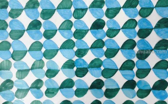 色彩的重复构成图片：用色彩的重复打造美丽的视觉效果 